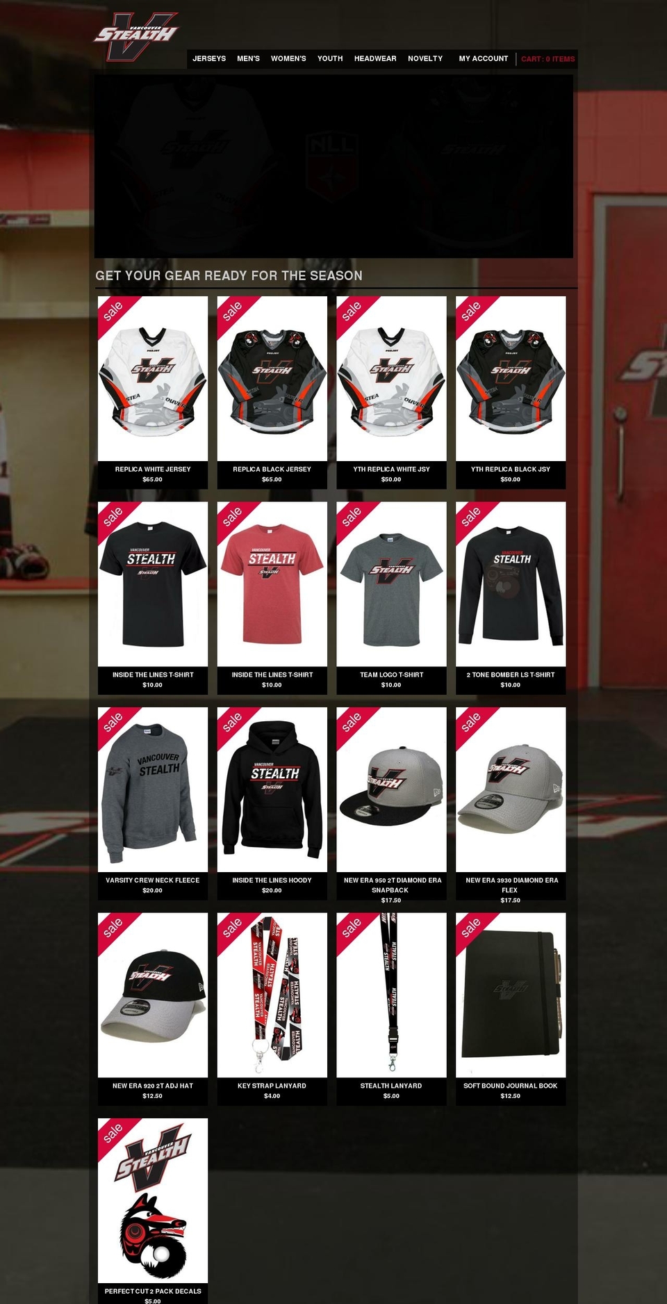 stealthlaxshop.com — Shopify storefront screenshot