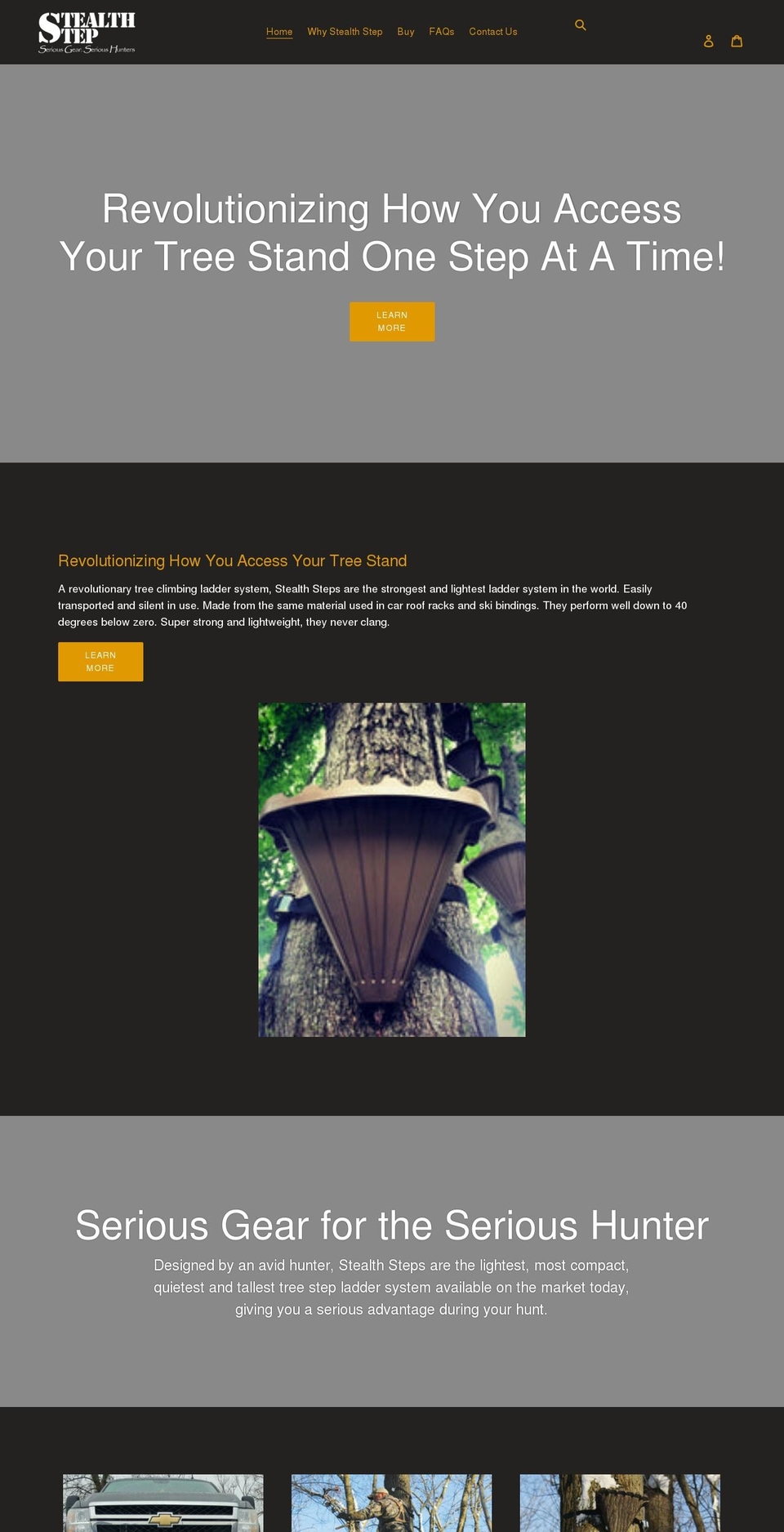 stealthstep.com shopify website screenshot