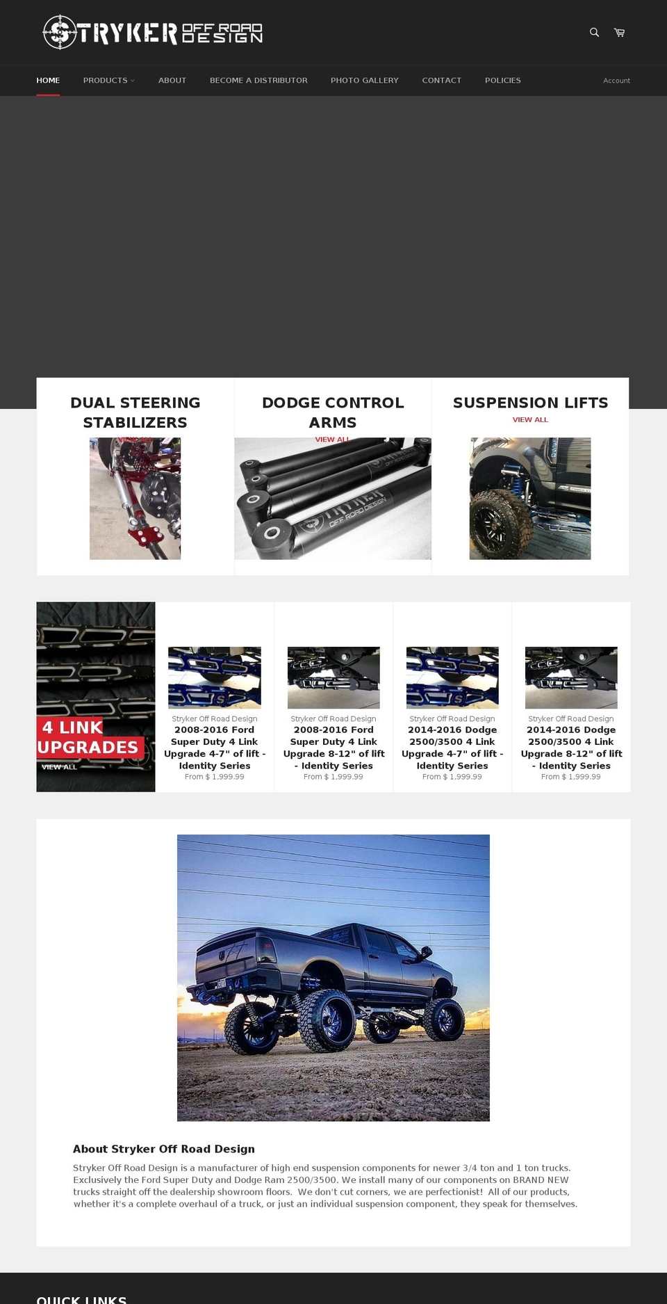 stealthsuspension.com shopify website screenshot