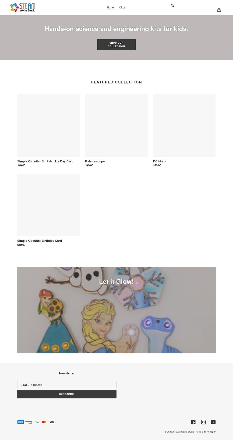 steam-works-studio.myshopify.com shopify website screenshot