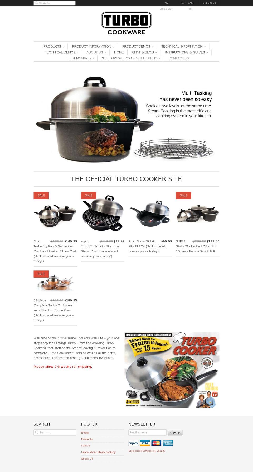 New-York Shopify theme site example steamfrying.com
