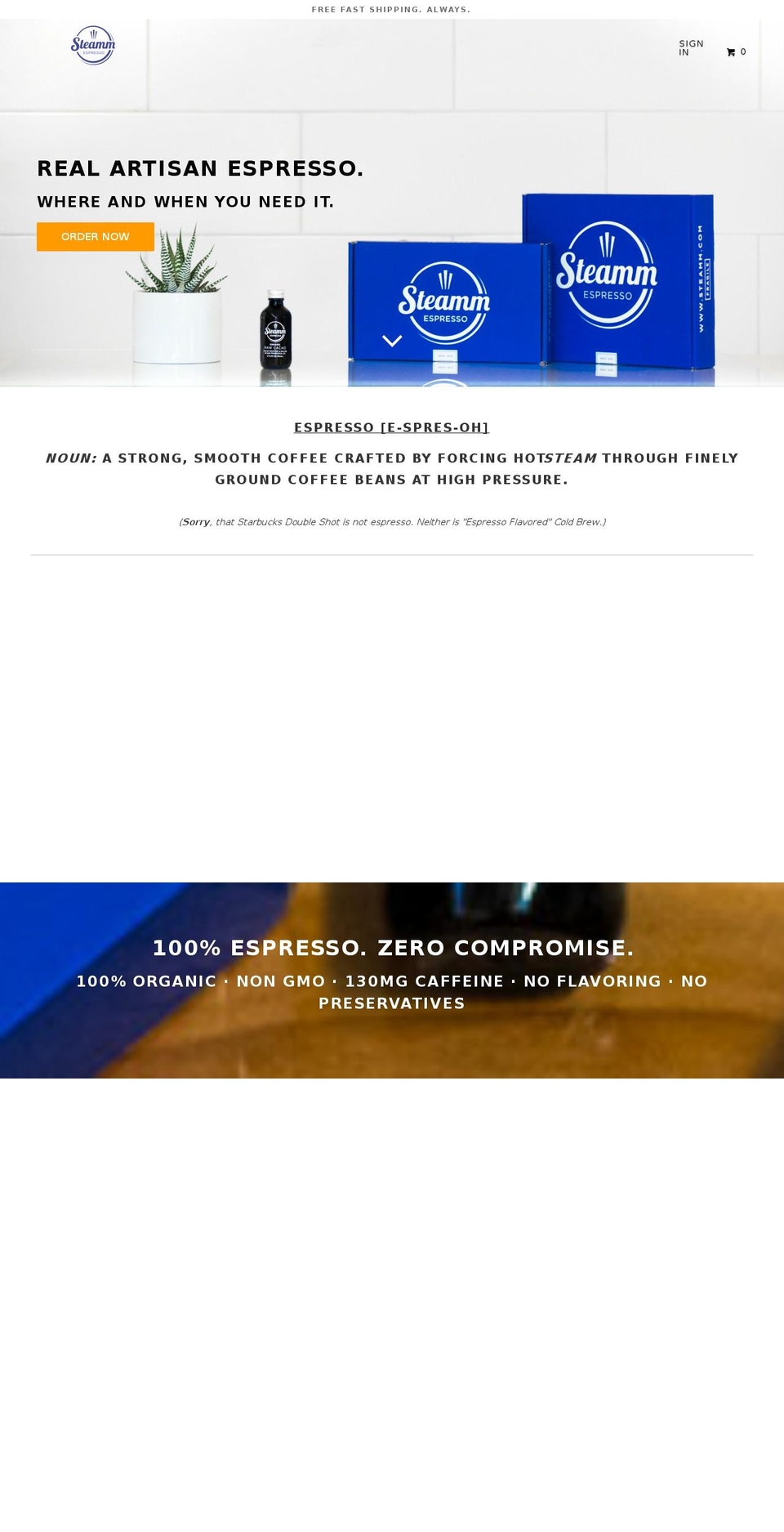 steamm.com shopify website screenshot