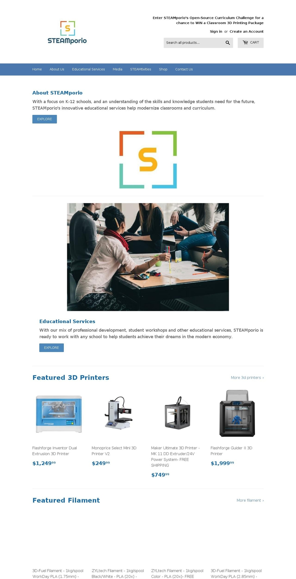 steamporio.com — Shopify storefront screenshot