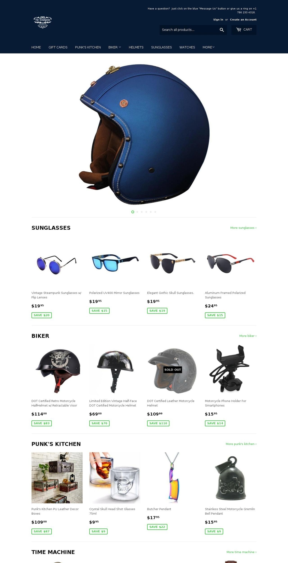 steampunkarchipelago.com shopify website screenshot