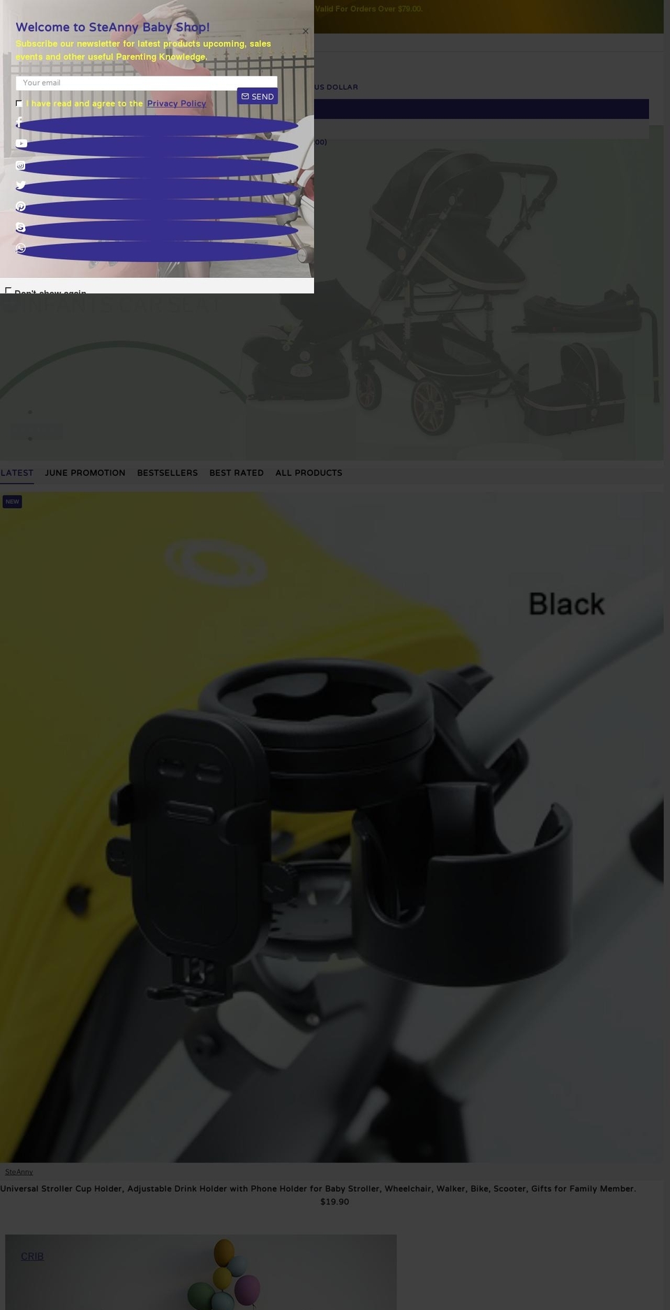 steanny.com shopify website screenshot