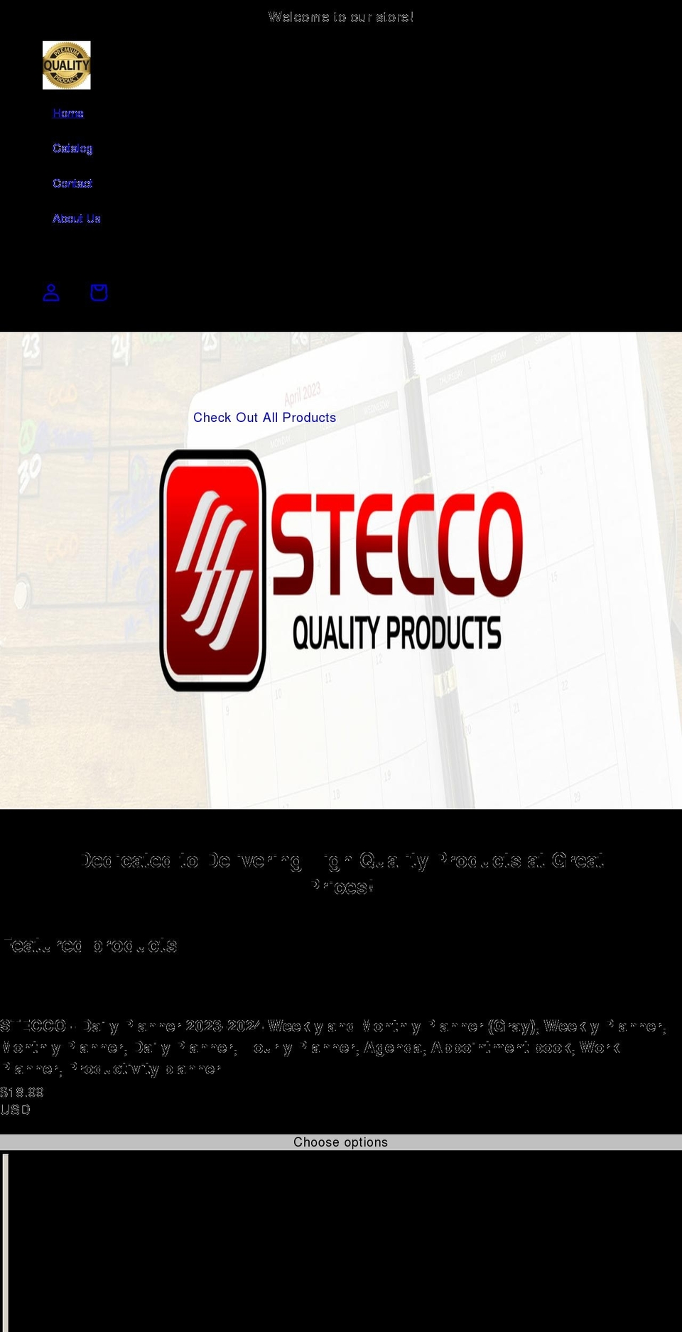 stecco.org shopify website screenshot