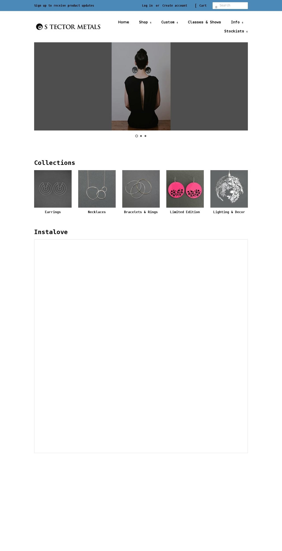 stectormetals.com shopify website screenshot