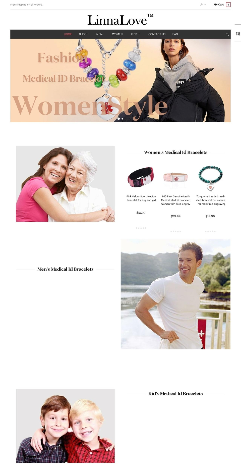 steelbracelet.com — Shopify storefront screenshot