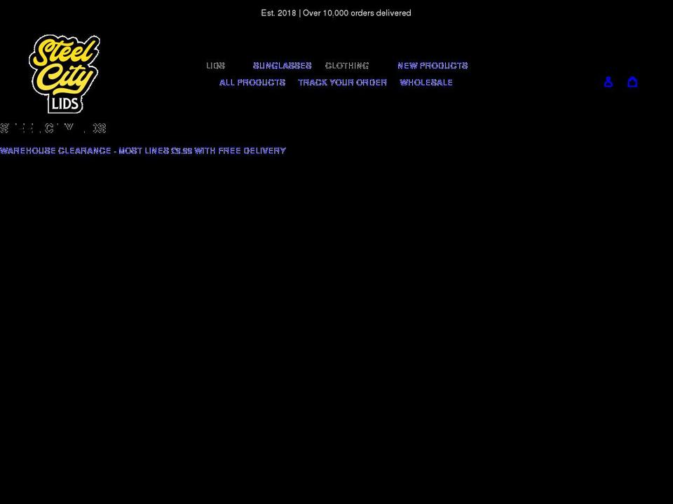 steelcitylids.com — Shopify storefront screenshot