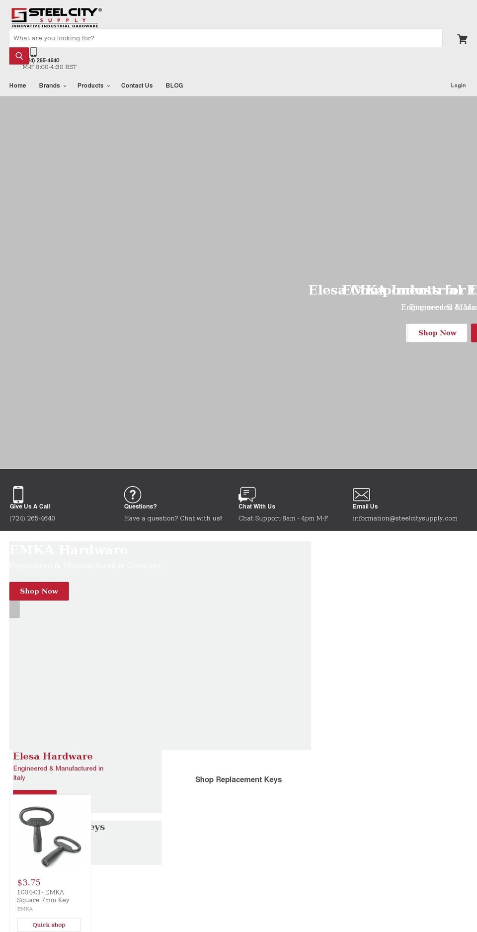 steelcitysupply.biz shopify website screenshot
