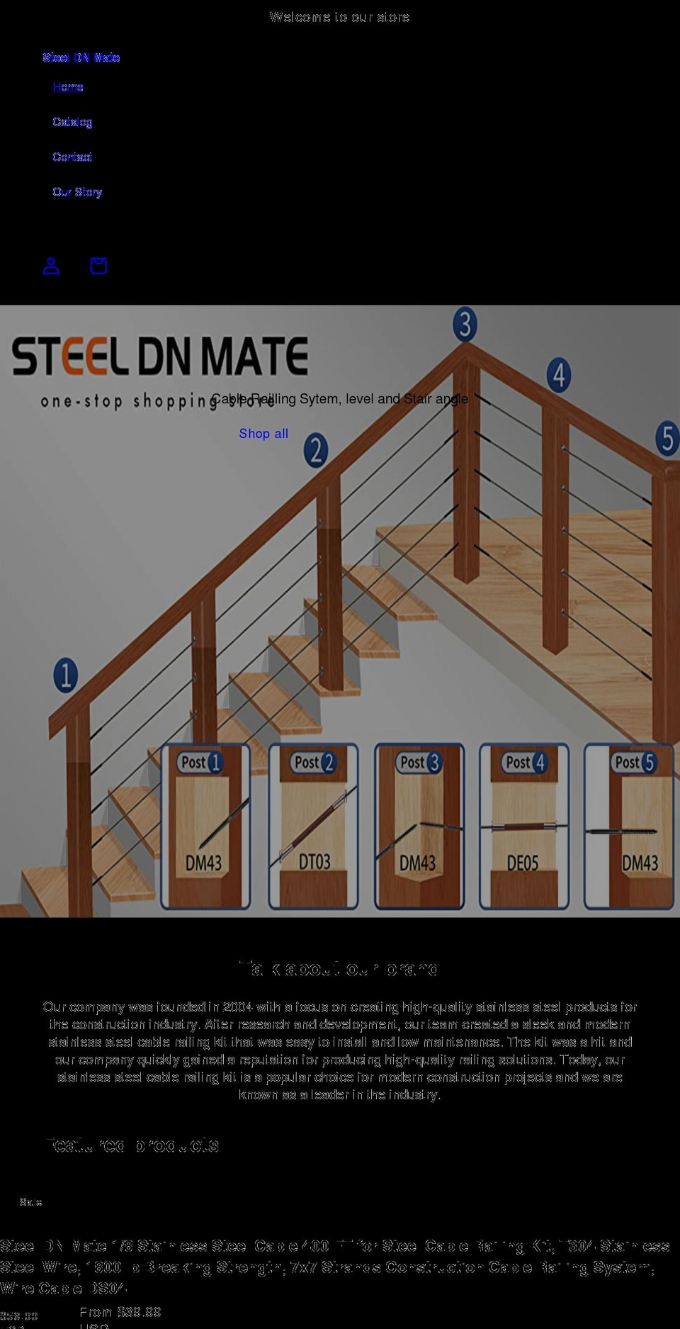 steeldnmate.com shopify website screenshot