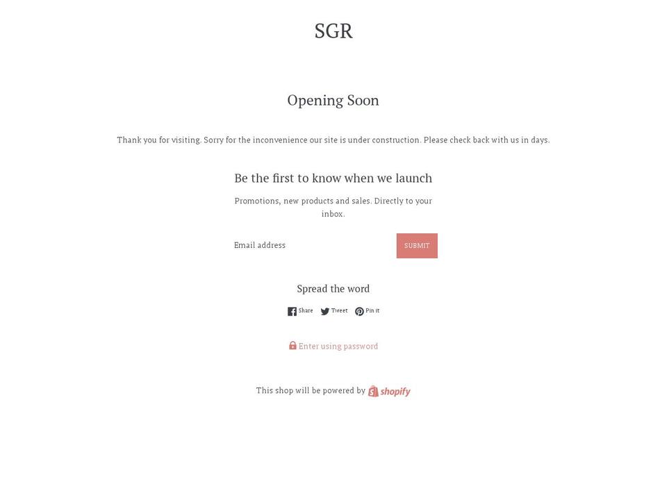 steelegrayrose.com shopify website screenshot