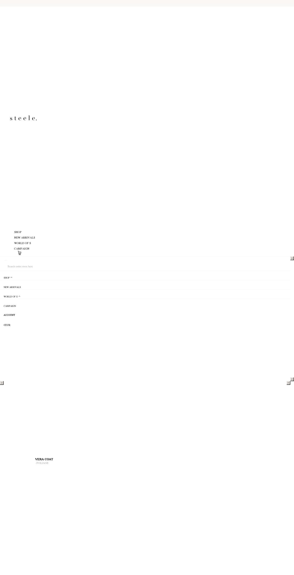 steelelabel.com shopify website screenshot