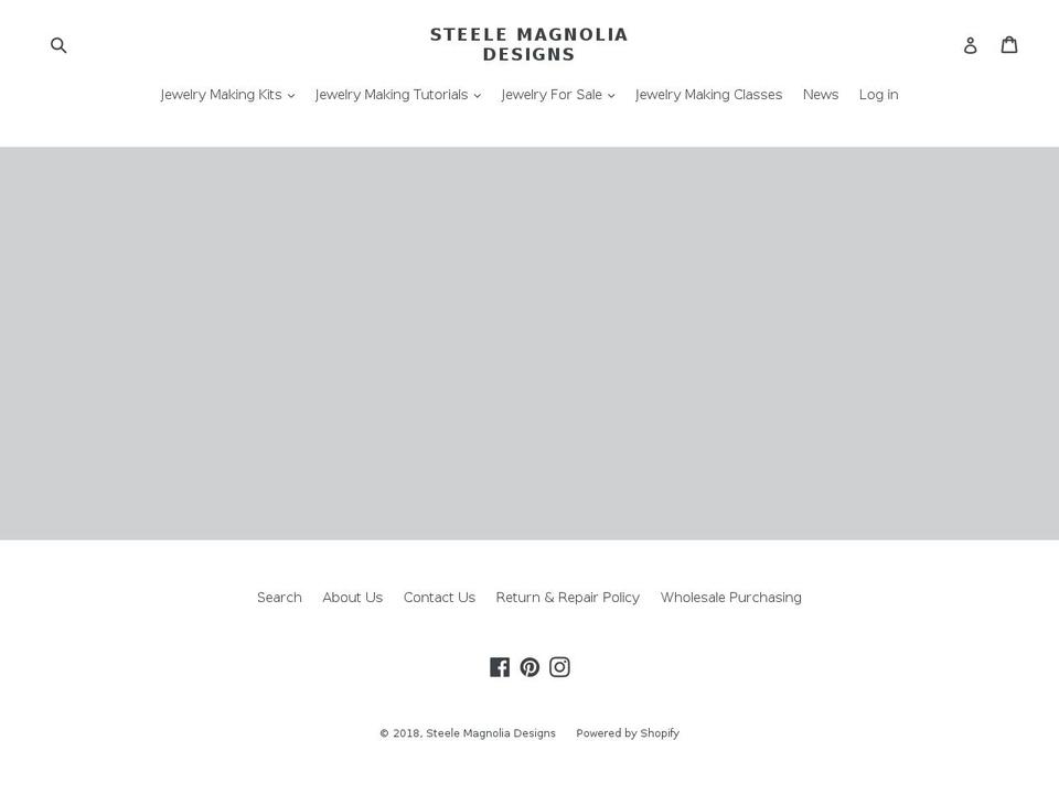 steelemagnoliadesigns.com — Shopify storefront screenshot