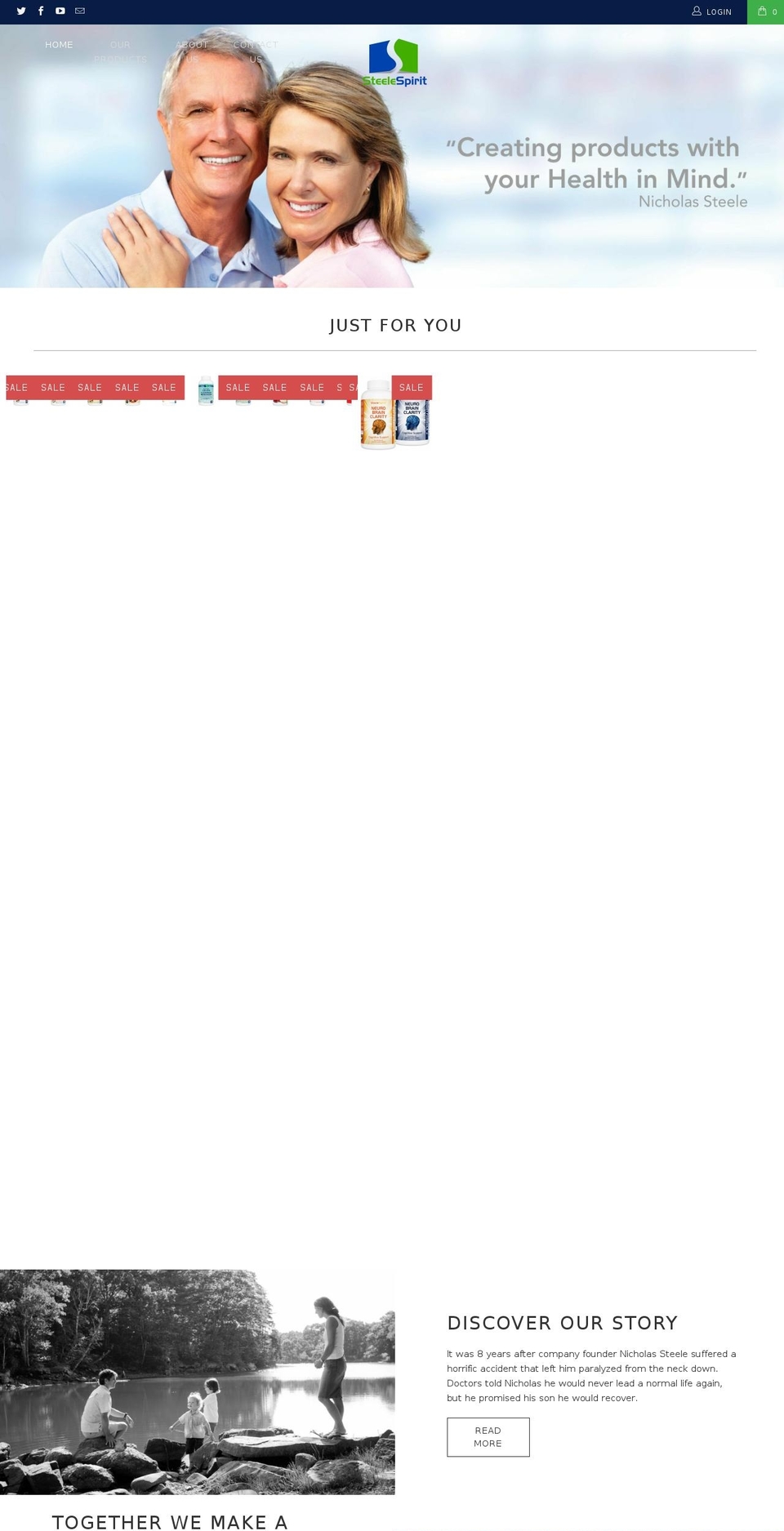 steelespirit.com — Shopify storefront screenshot