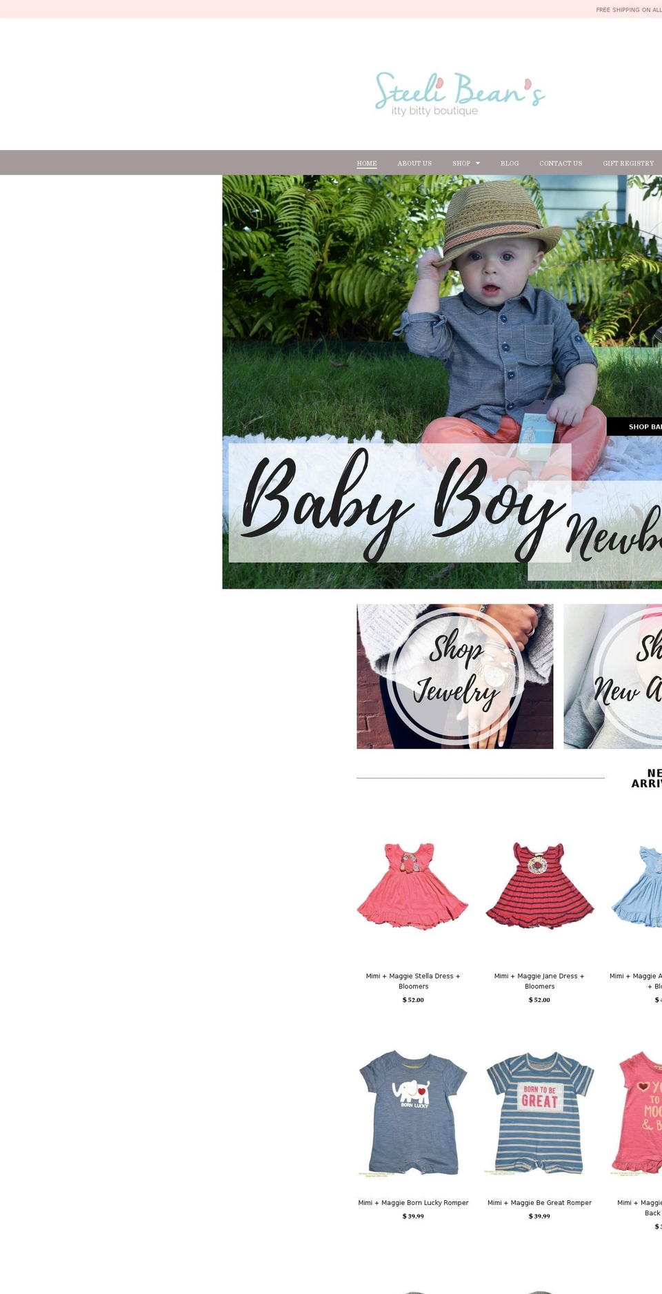 steelibeans.com shopify website screenshot