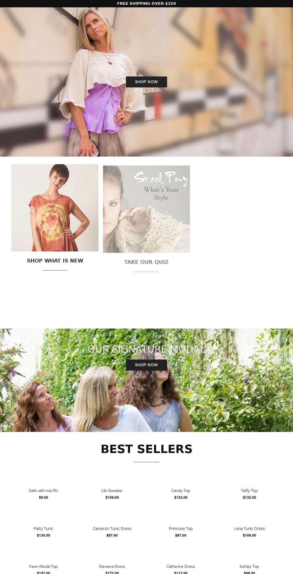 steelpony.com shopify website screenshot