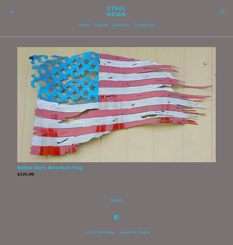 steelreignllc.com — Shopify storefront screenshot
