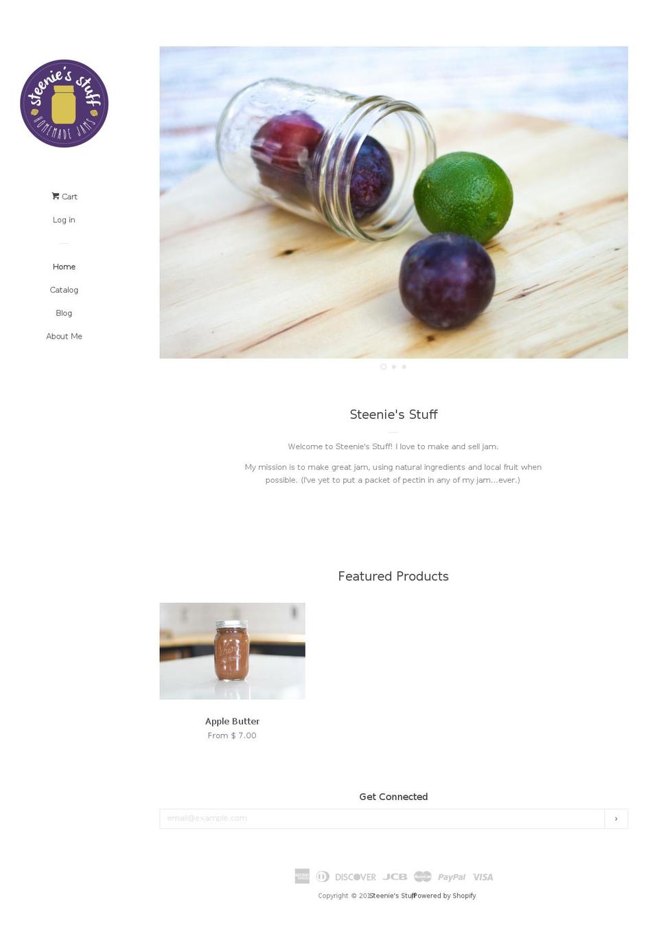 steenies-stuff.com shopify website screenshot