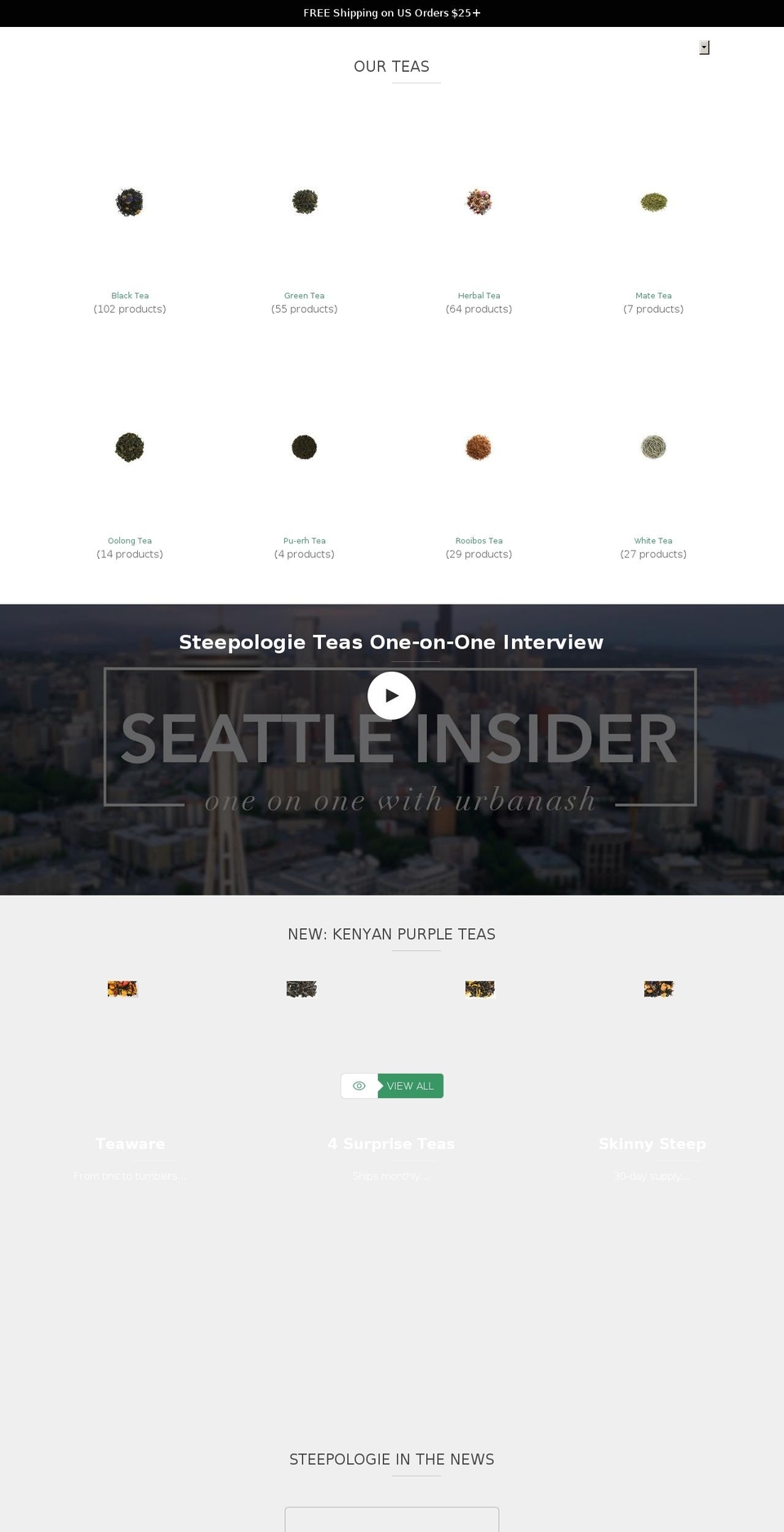 steepologie.com shopify website screenshot