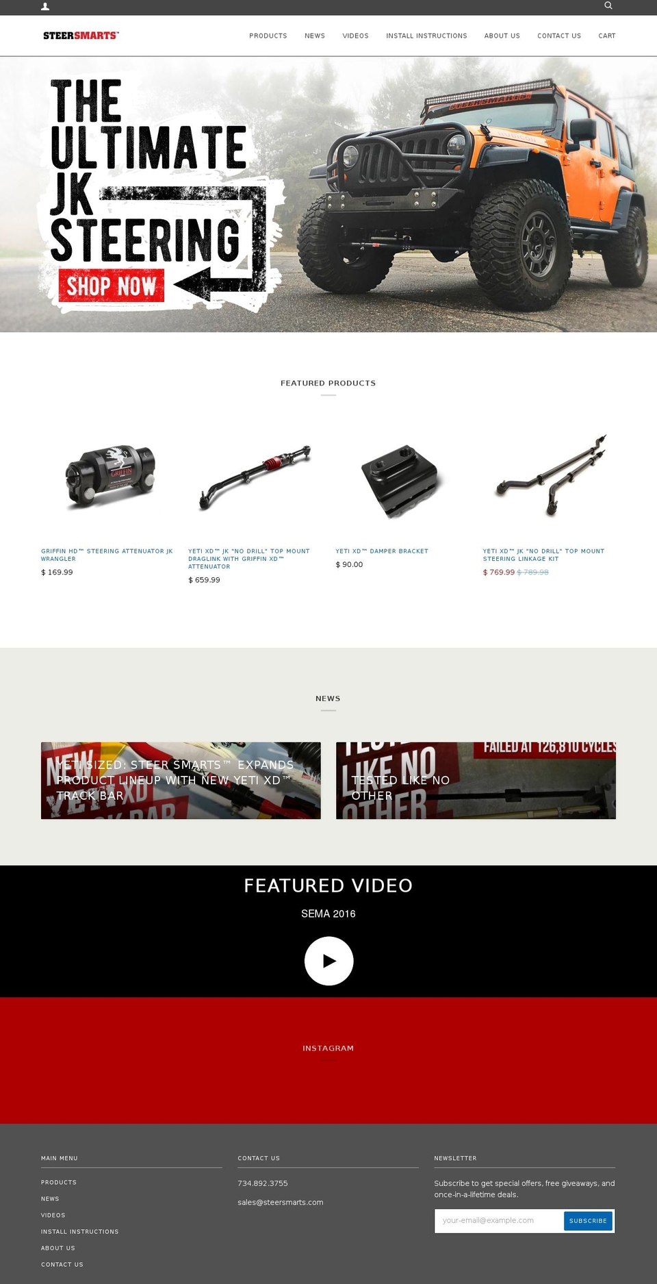 steersmarts.com shopify website screenshot