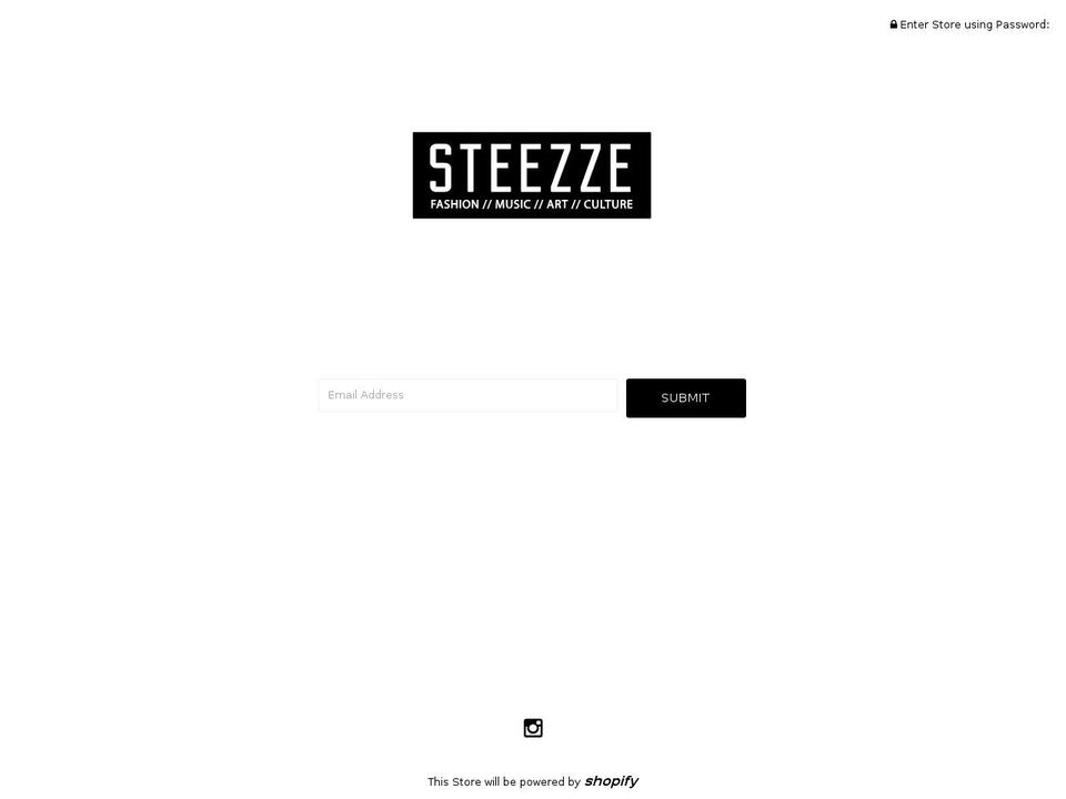 steezze.com shopify website screenshot