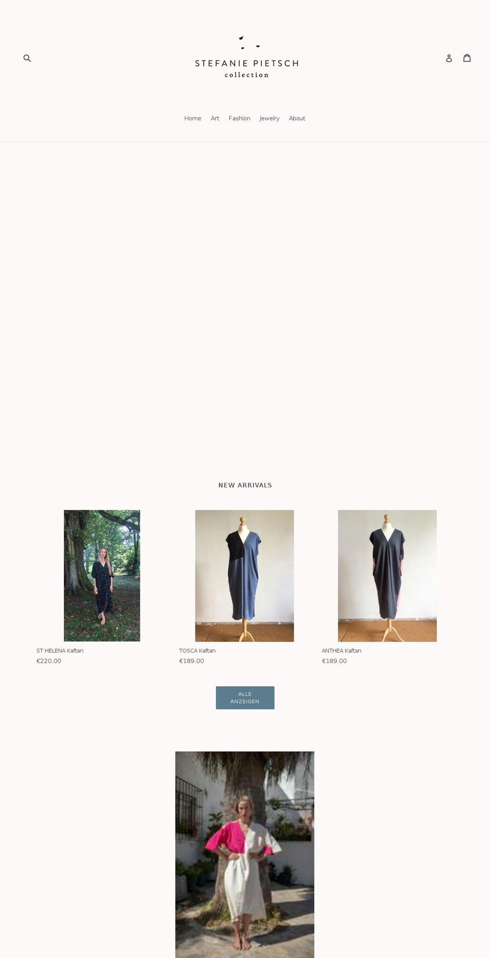 stefaniepietsch.de shopify website screenshot