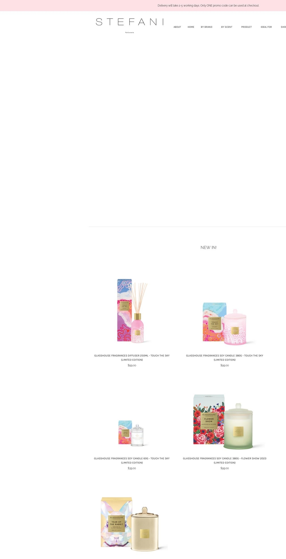stefaniparfumerie.com — Shopify storefront screenshot