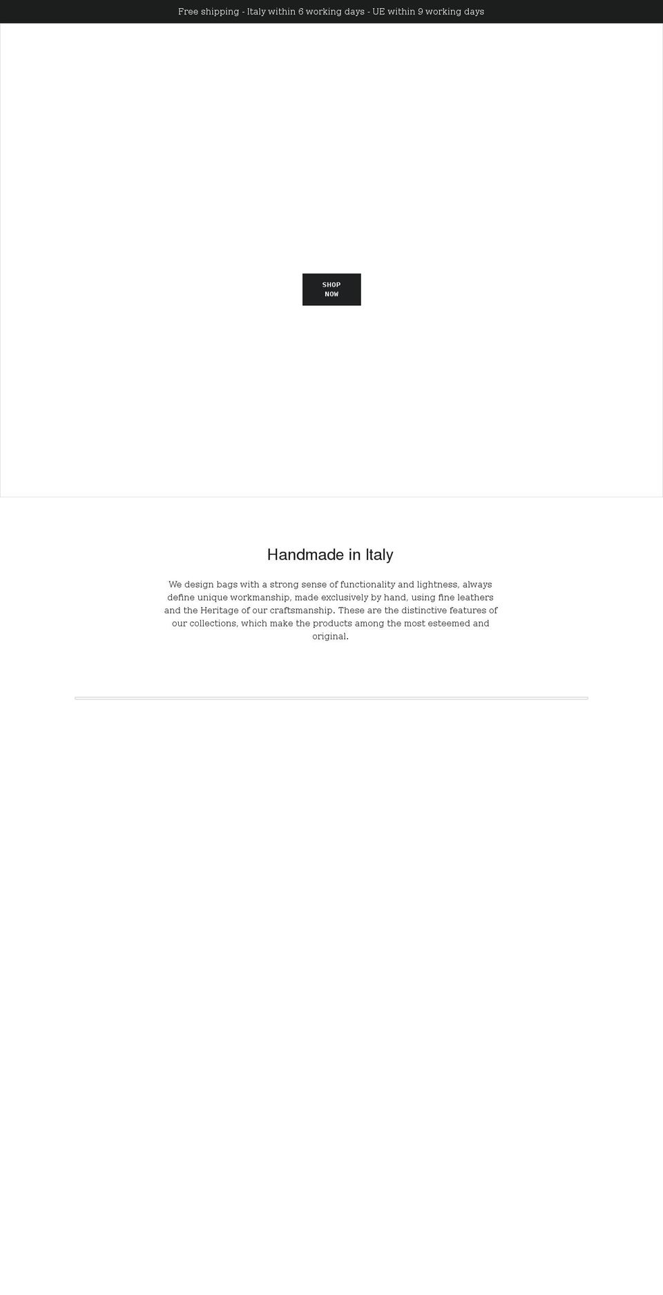 stefanomano.it shopify website screenshot