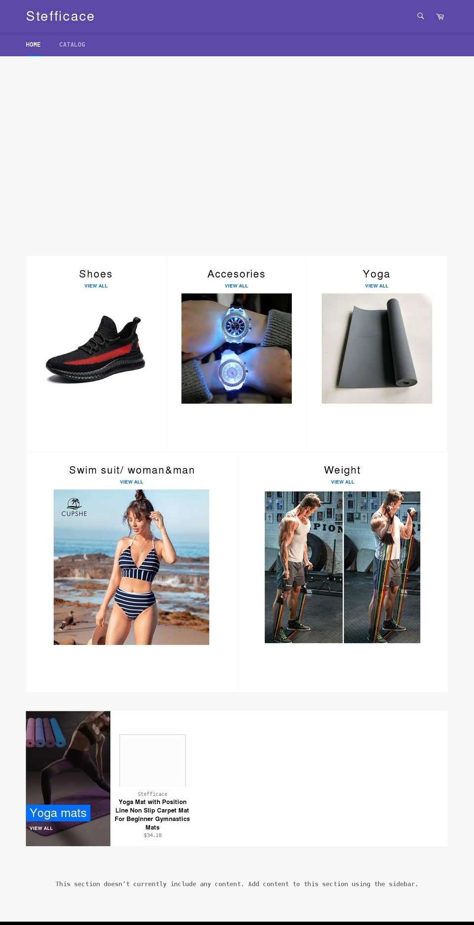 stefficace.com shopify website screenshot