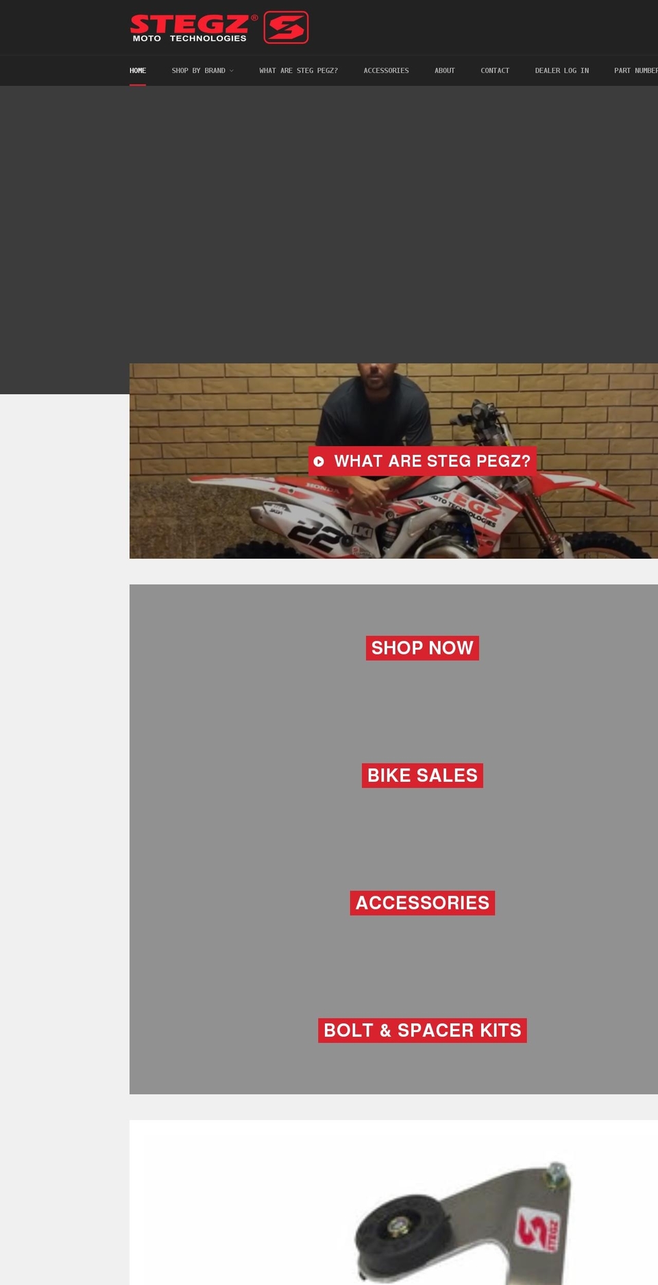 stegzmoto.com.au shopify website screenshot