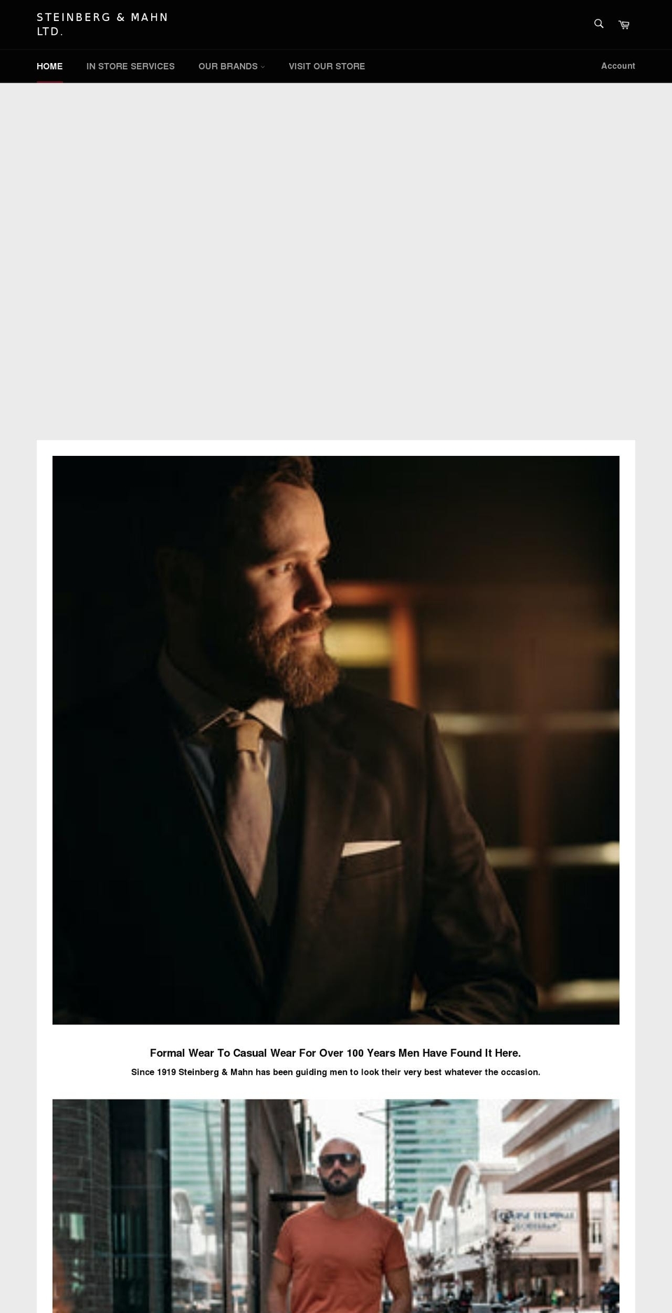 steinbergandmahn.com shopify website screenshot