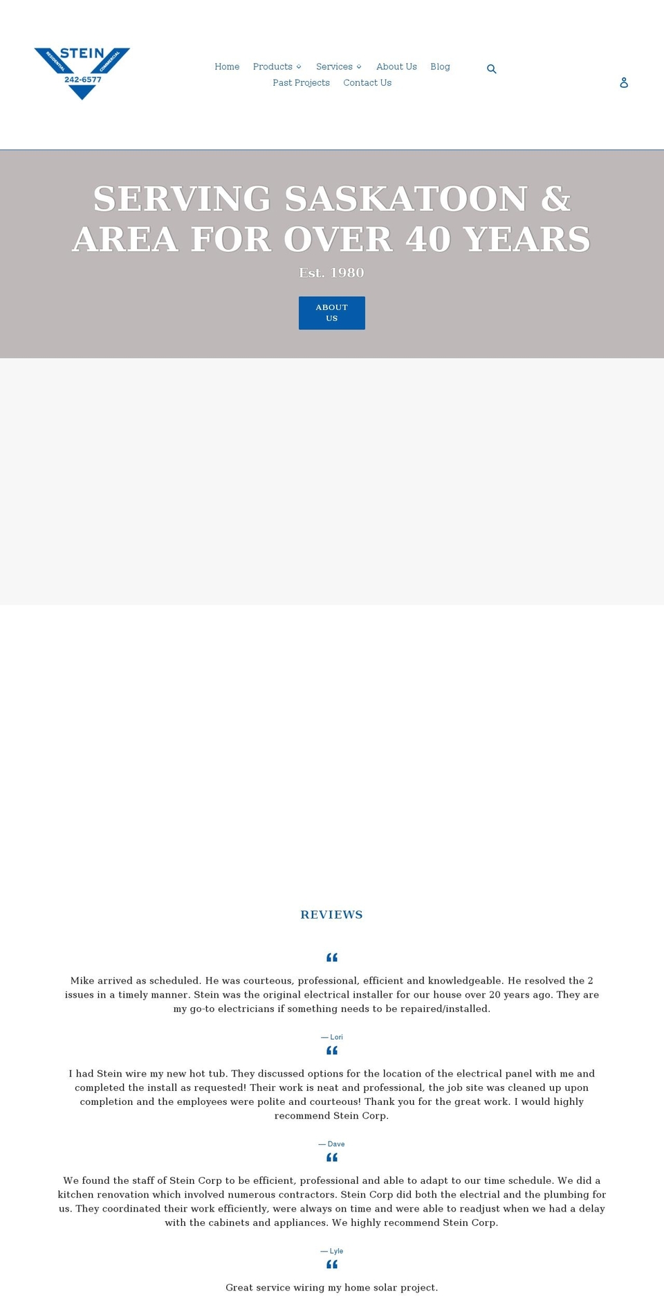 steincorp.ca shopify website screenshot
