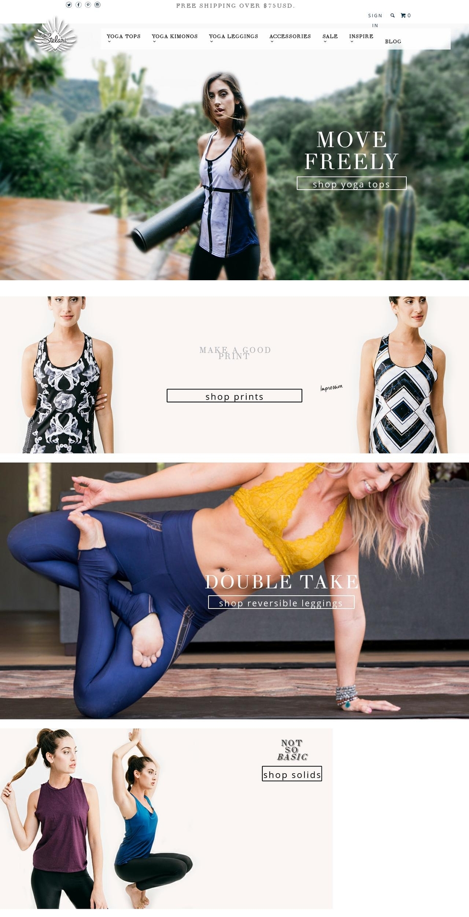 Revision - November 2016 Shopify theme site example stelarigirl.com