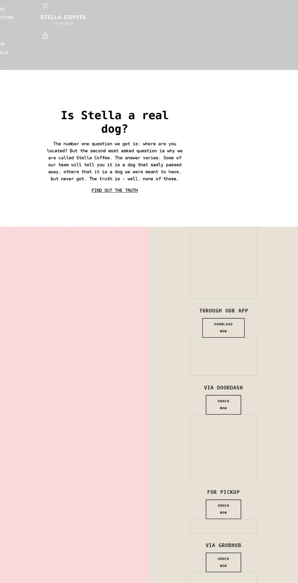 stellacoffeela.com shopify website screenshot