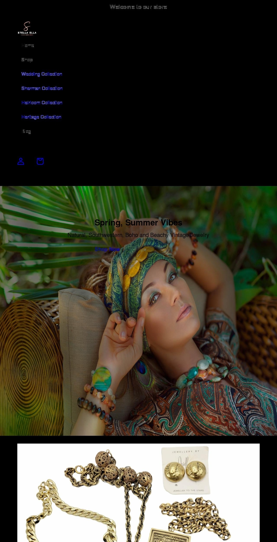 stellaella.com shopify website screenshot