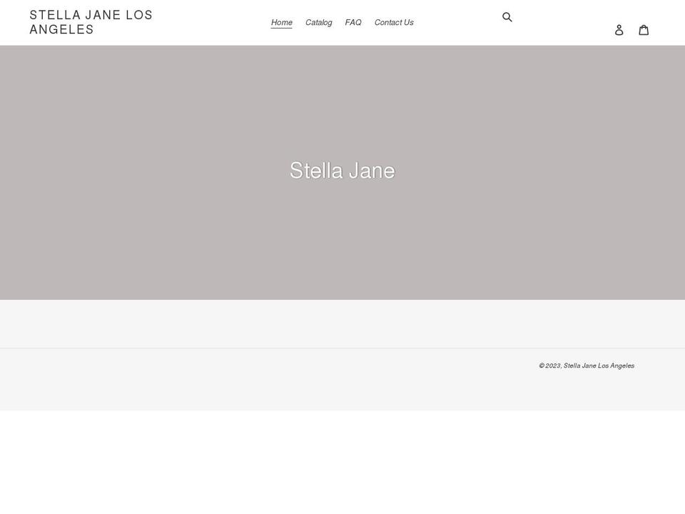 stellajane.la shopify website screenshot