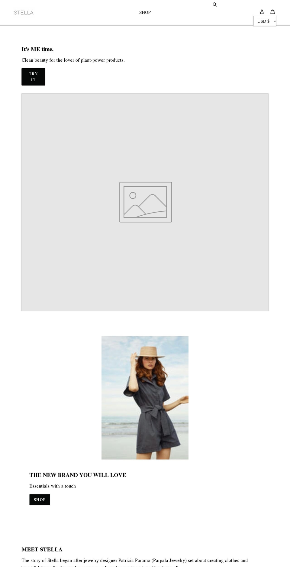 stellalabel.com shopify website screenshot