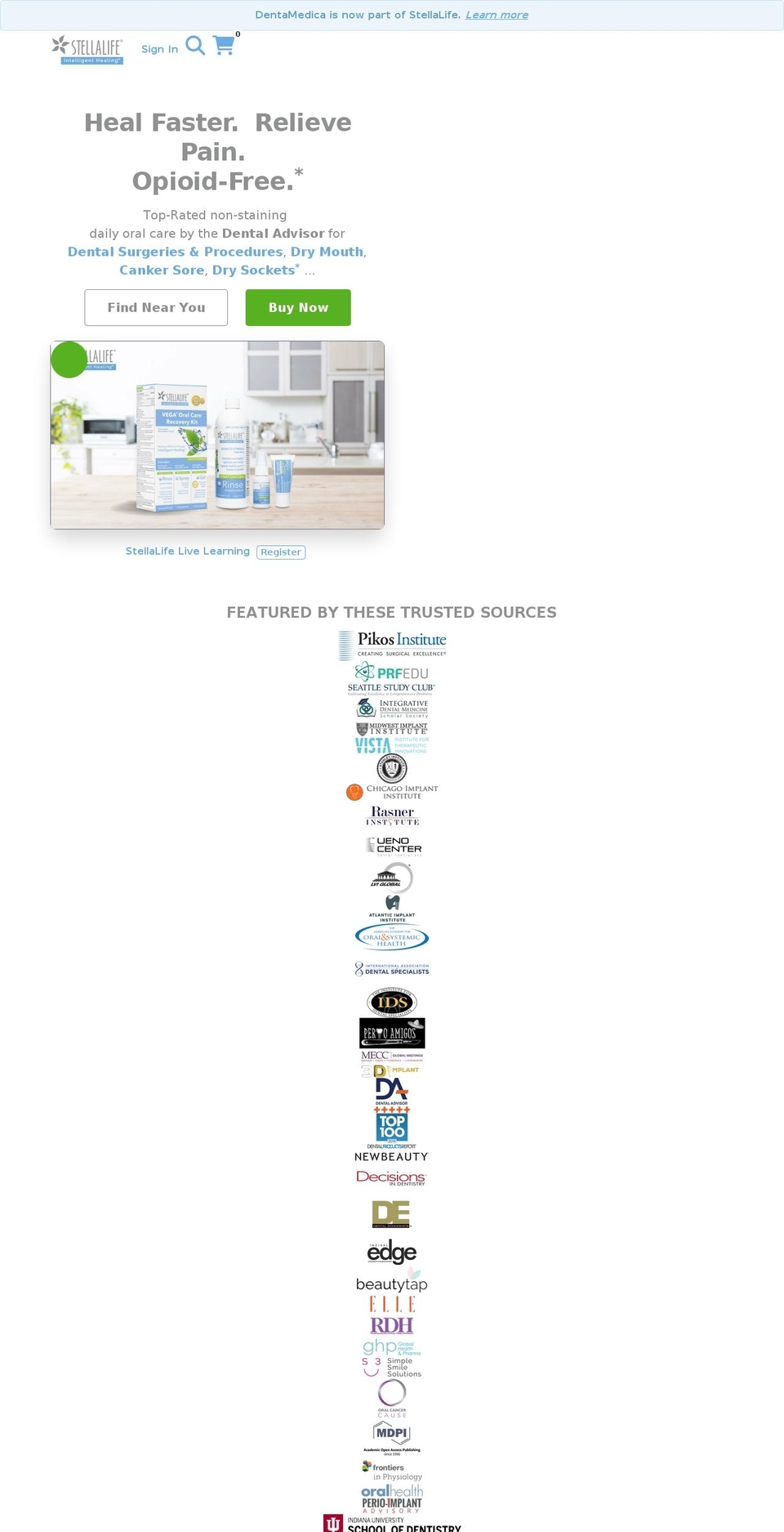 stellalife.com shopify website screenshot