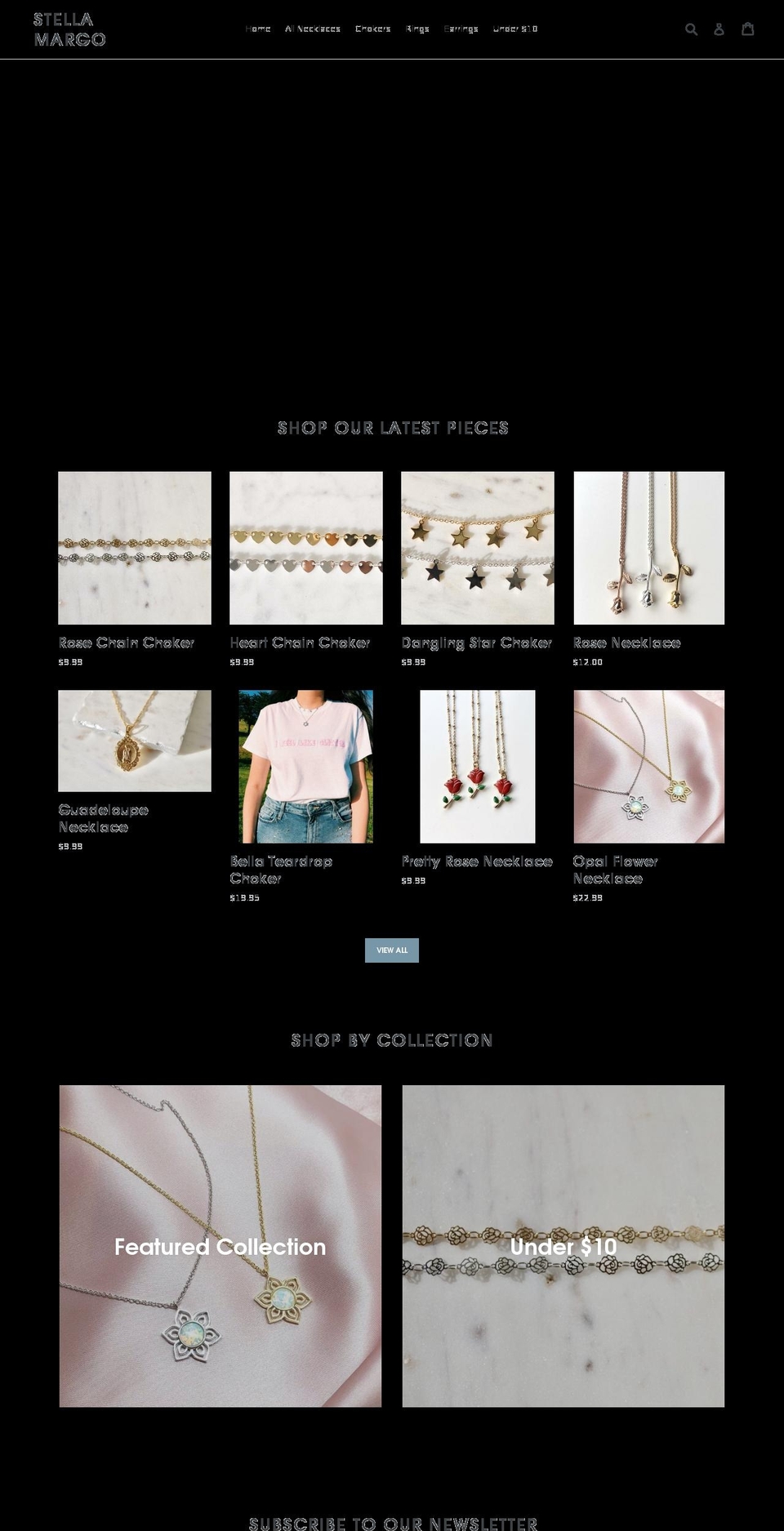 stellamargo.com — Shopify storefront screenshot
