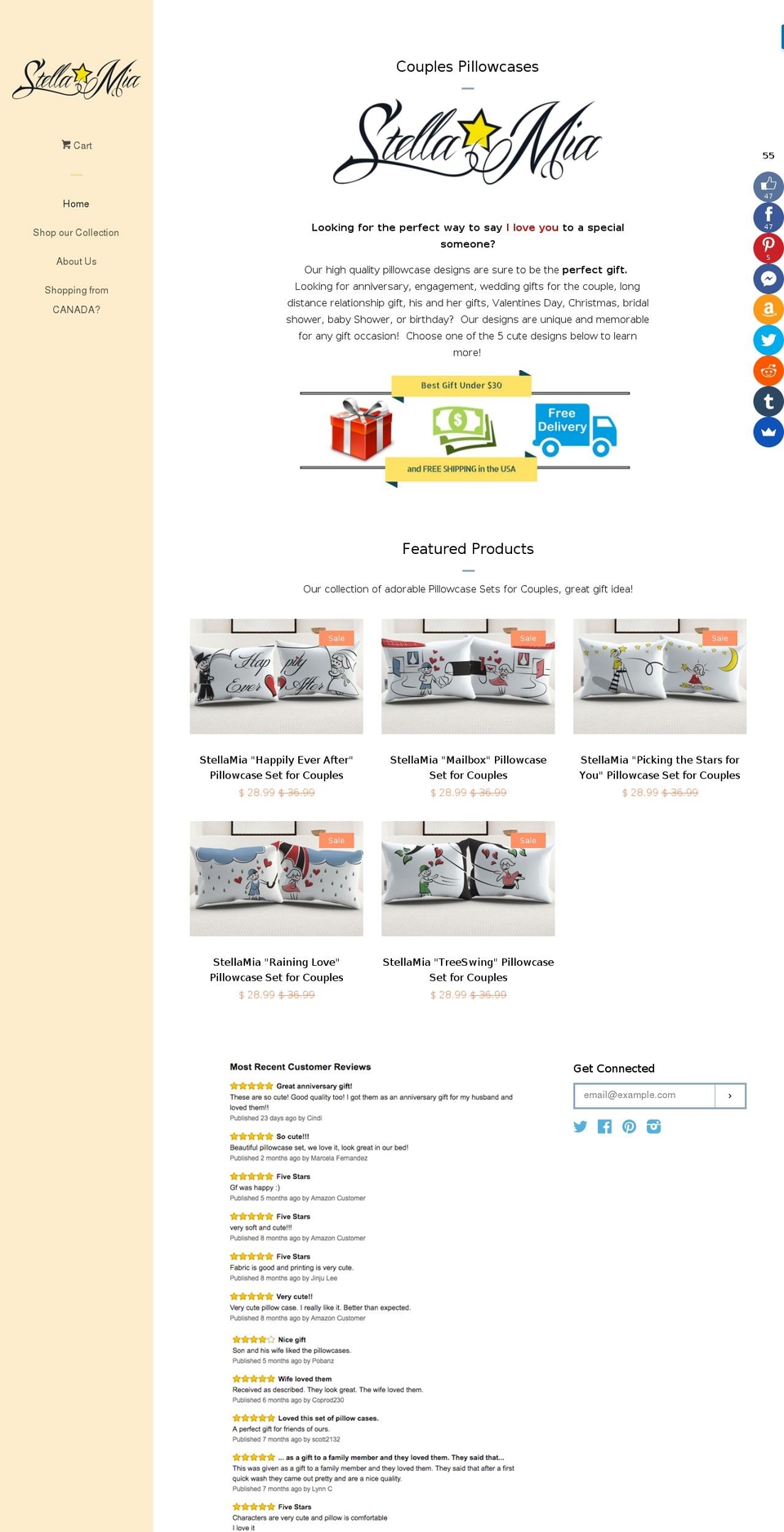 stellamia.biz shopify website screenshot