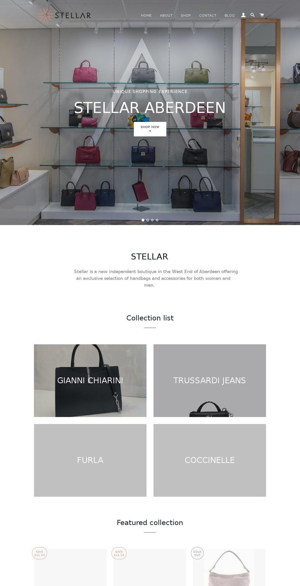 stellar-shop.com — Shopify storefront screenshot