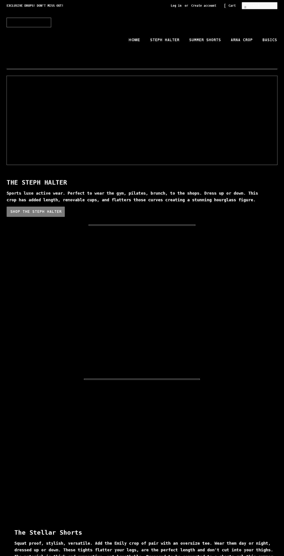 stellaractive.com.au shopify website screenshot