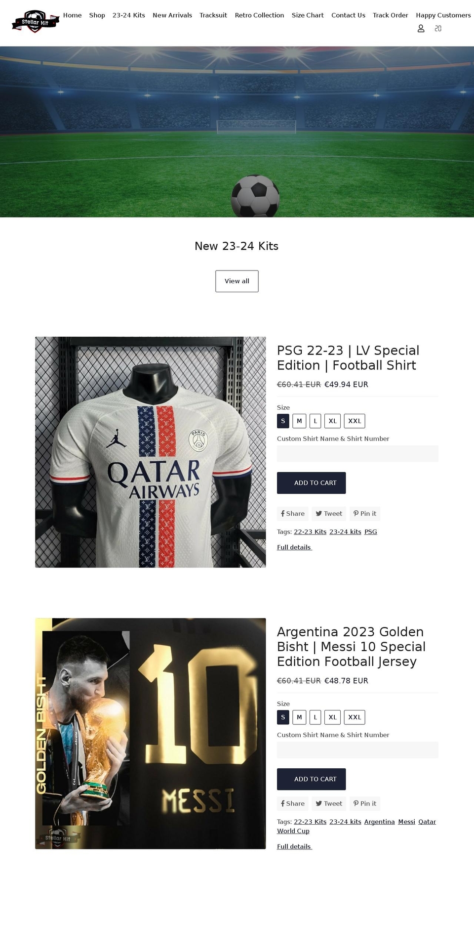 stellarkit.com shopify website screenshot