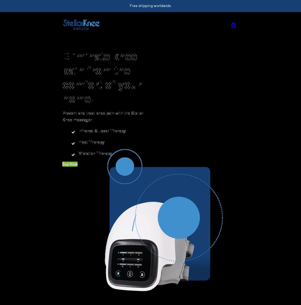 YAS Theme Shopify theme site example stellarknee.com