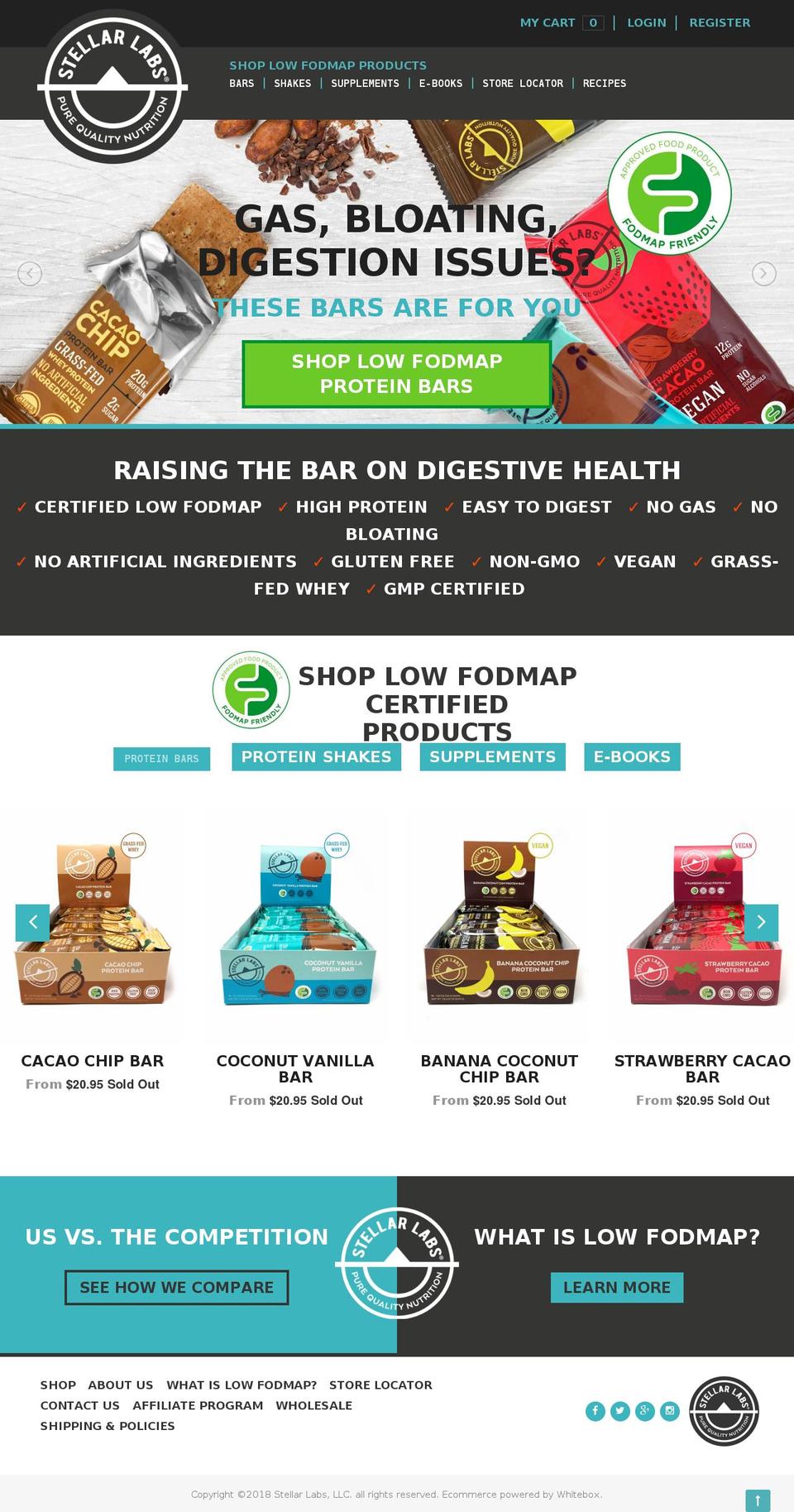 Site Updates Shopify theme site example stellarlabsnutrition.com