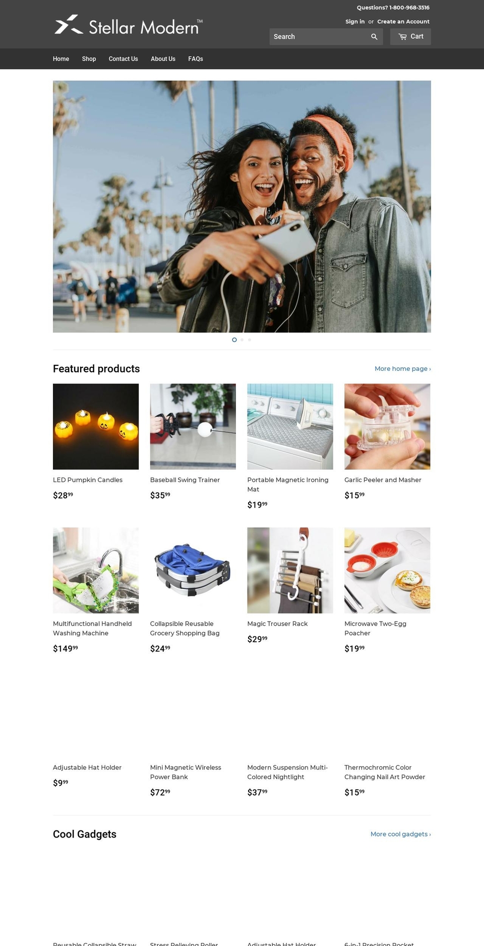 stellarmodern.com shopify website screenshot