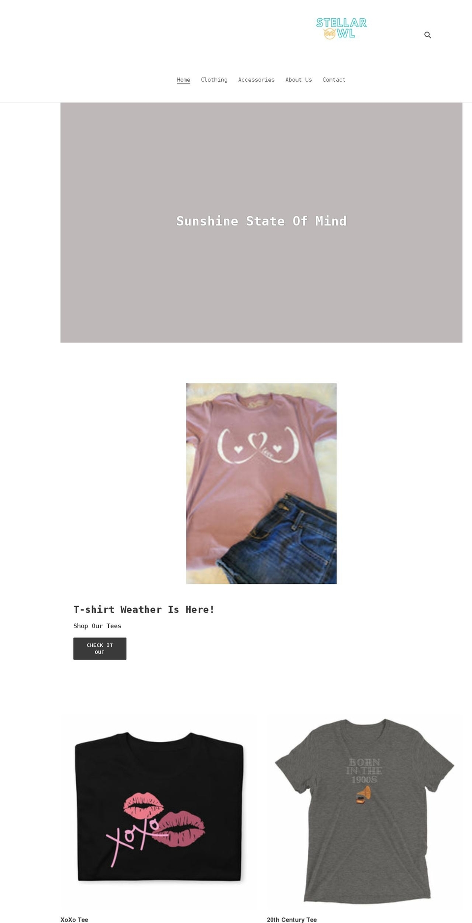 stellarowl.com shopify website screenshot