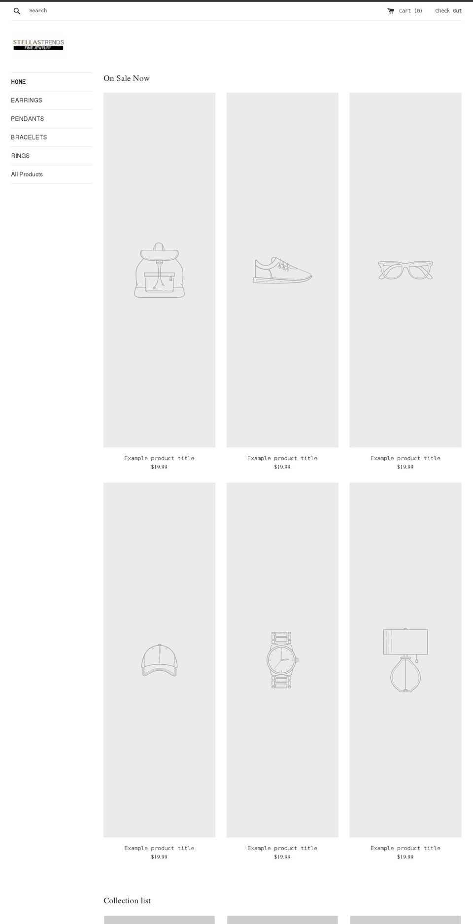 stellastrends.com shopify website screenshot