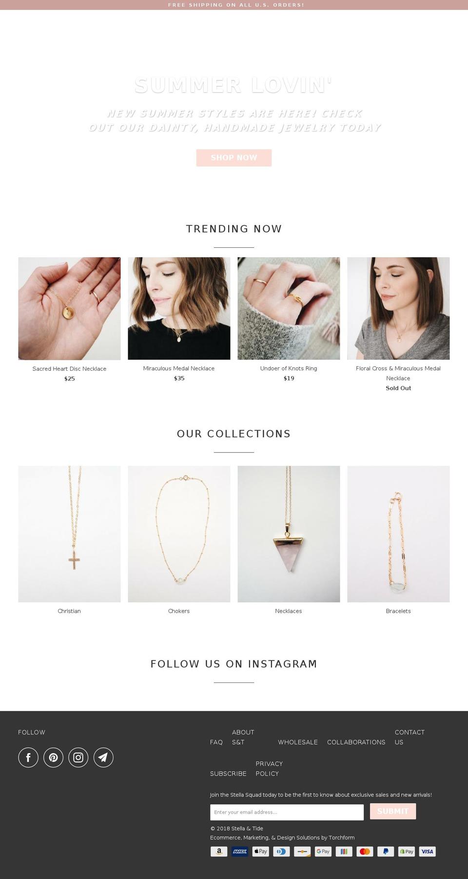 stellatide.com shopify website screenshot